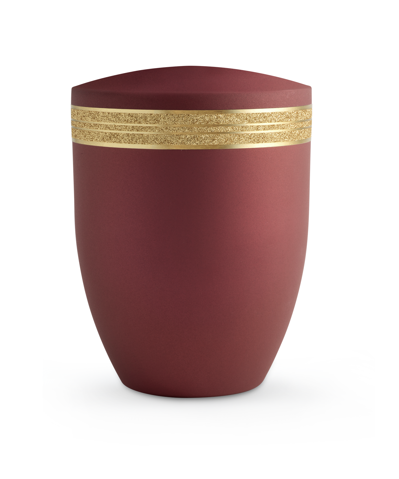 Kaufen samton-rubin-mattgolden-eingefasstes-glitzerndes-dekor Völsing Urne Edition Krypta
