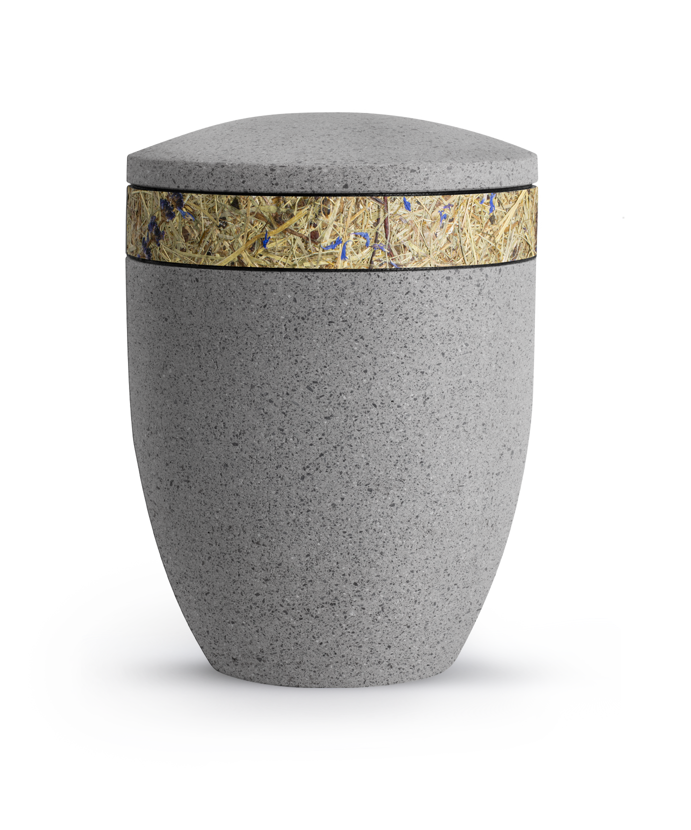 Kaufen betongrau-dekor-aus-grasern Völsing Urne Edition Marbella
