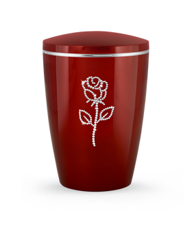 Völsing urn Edition Karat Rose made of crystals