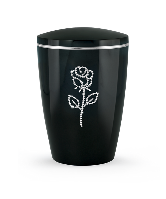 Völsing urn Edition Karat Rose made of crystals