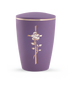 lila/Kreuz mit Rose