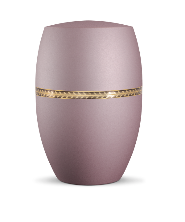 Urne - Infinity Livorno, gebürstetes Golddekor, verschiedene Farben