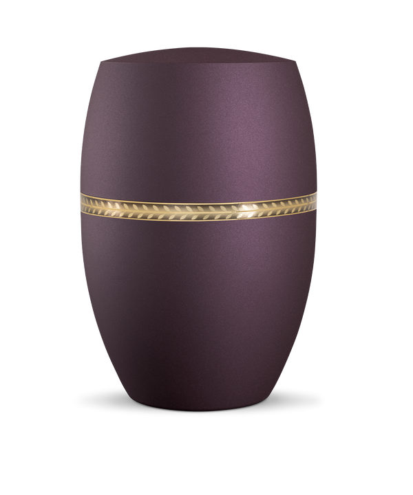 Urne - Infinity Livorno, gebürstetes Golddekor, verschiedene Farben