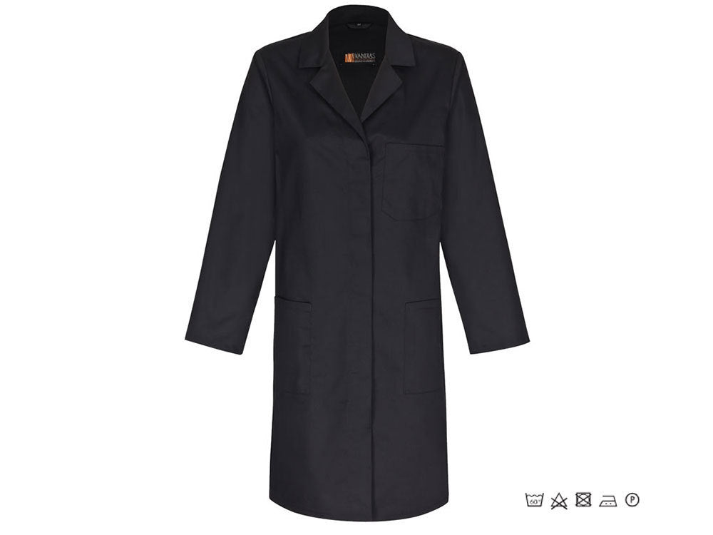 Women's work coat, black