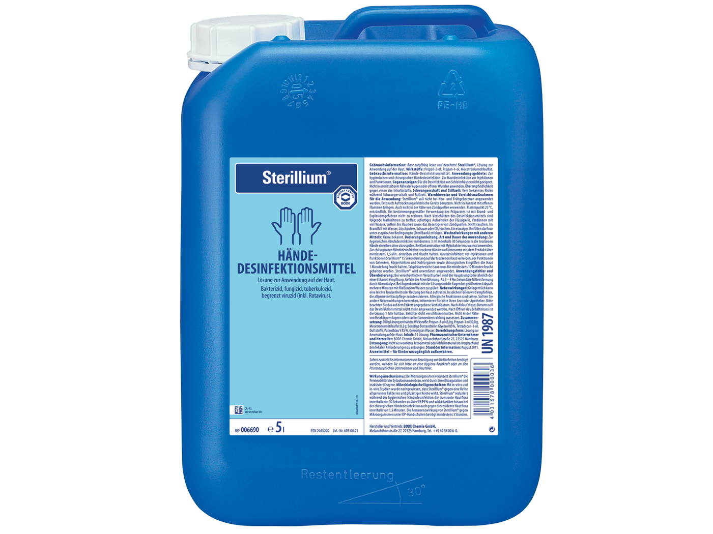Hartmann Sterillium hand disinfectant