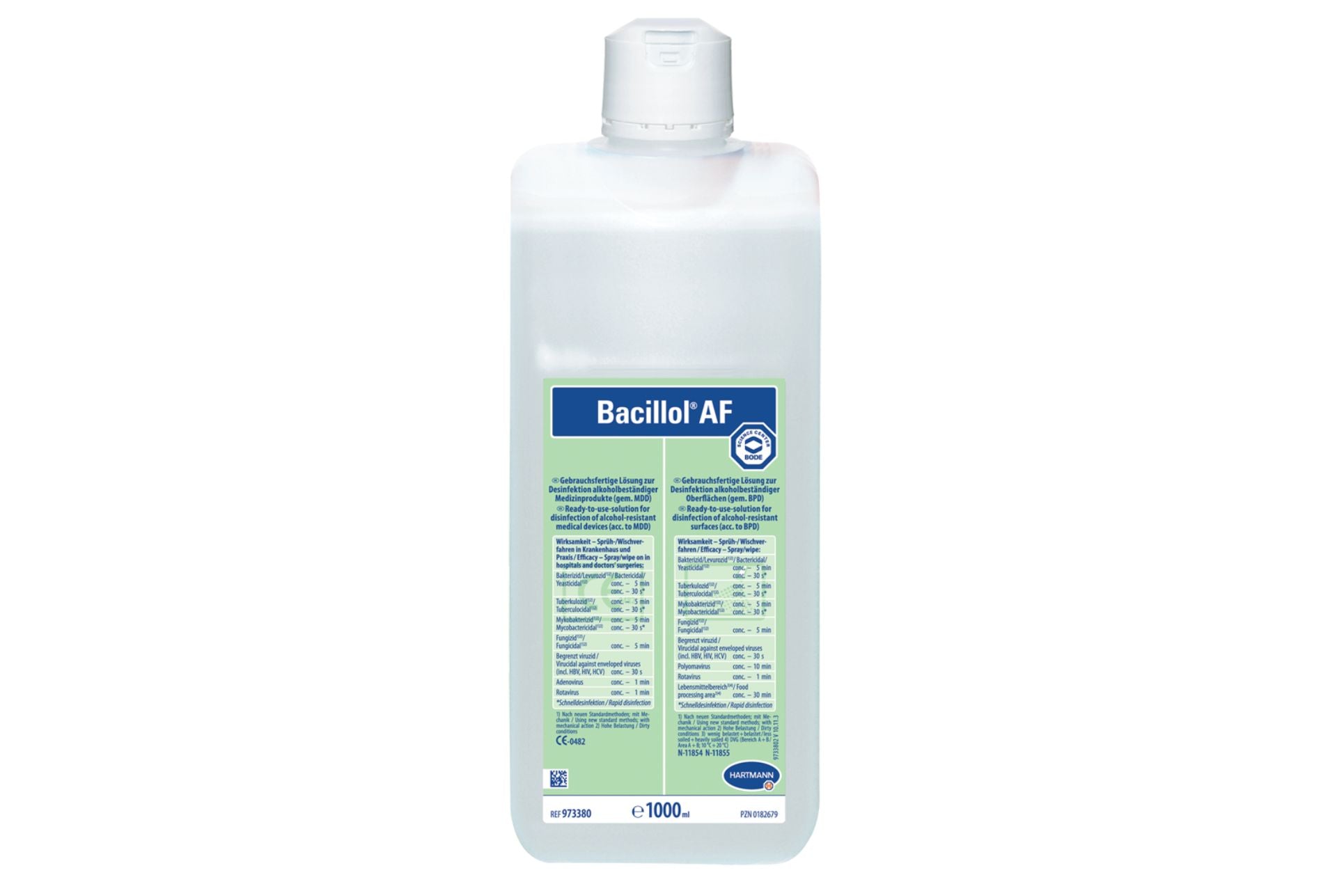Hartmann Bacillol AF surface disinfection ready to use