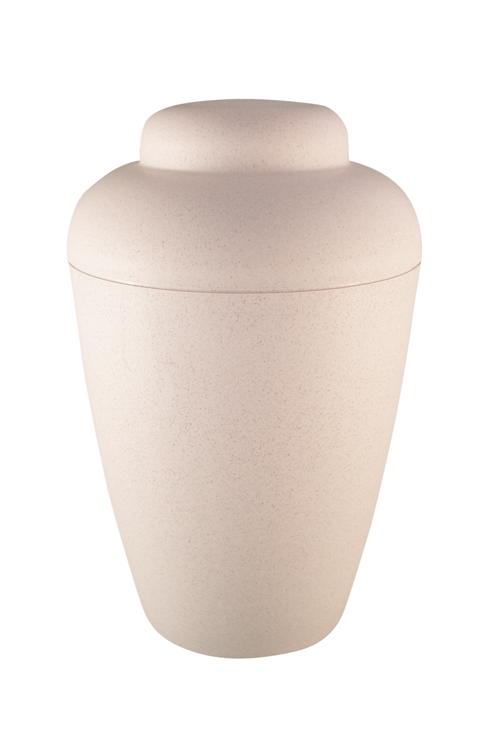 Organic urn VALE white