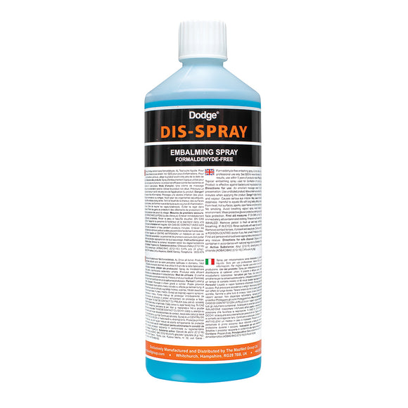 Dodge Dis-Spray, spray désinfectant, indice 0, bouteille de 1 ltr.