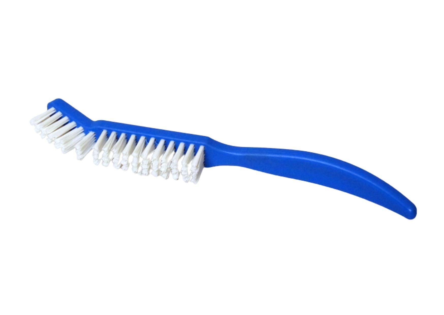 Cleaning brush, plastic, blue, 17 cm - 0