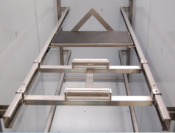 Leichenkühlzelle Frontlader für 2 Körper