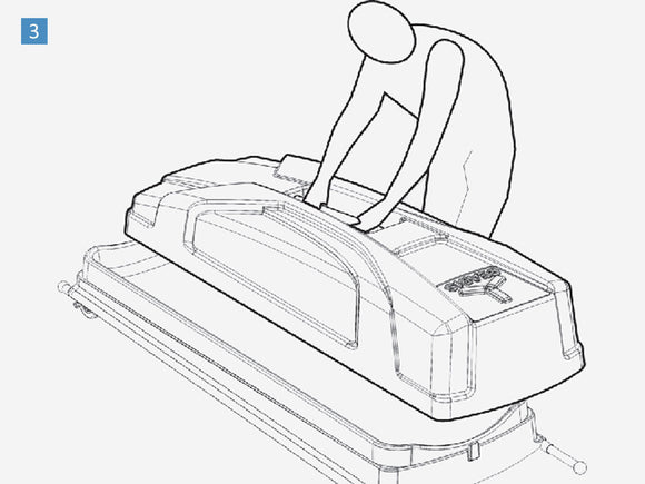 Ceabis Bergungssarg ABS schwarz