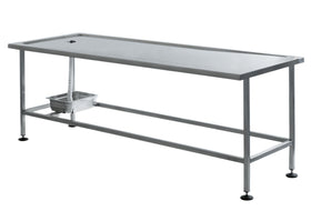 Edelstahl Seziertisch Waschtisch mit Auffangwanne