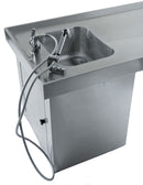 Edelstahl Autopsietisch Seziertisch mit Organbecken und Schalttafel-3