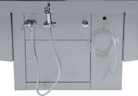 Edelstahl Autopsietisch mit Organbecken - 0