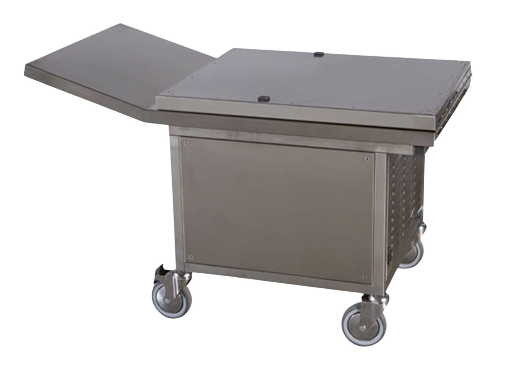 Stainless steel storage table with cooling