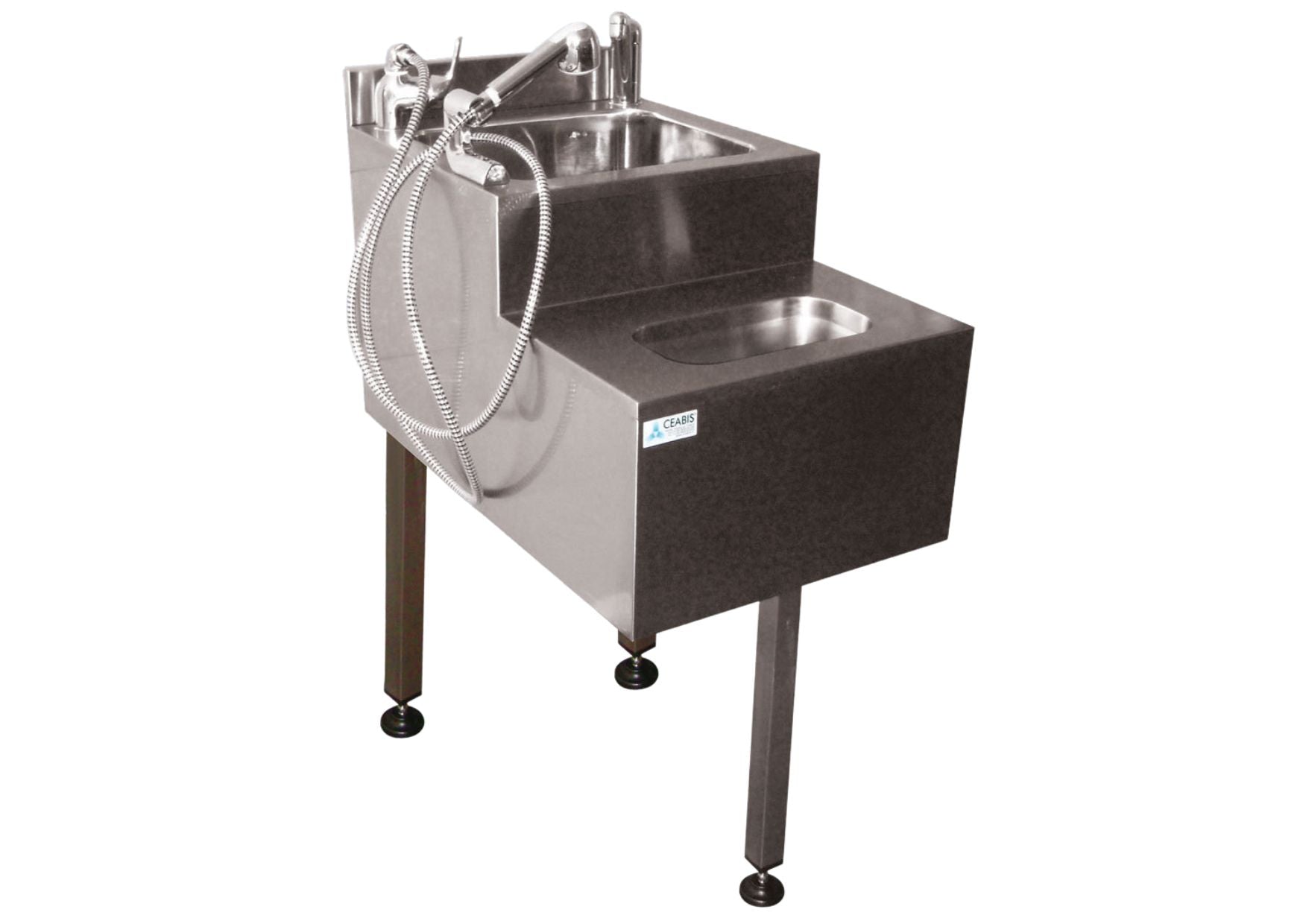 Stainless steel docking station Hand-rinse basin
