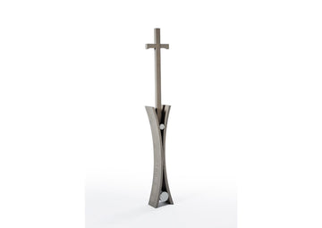 Säule mit Kreuz Eschenholz - 0
