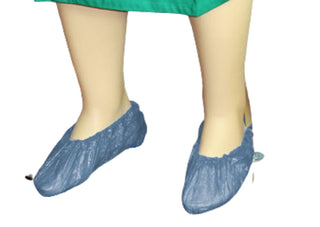 CPE-Überschuhe, gross, blau / 100 Stück