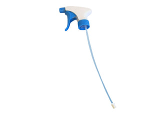 Sprühkopf, chemikalienresistent, blau