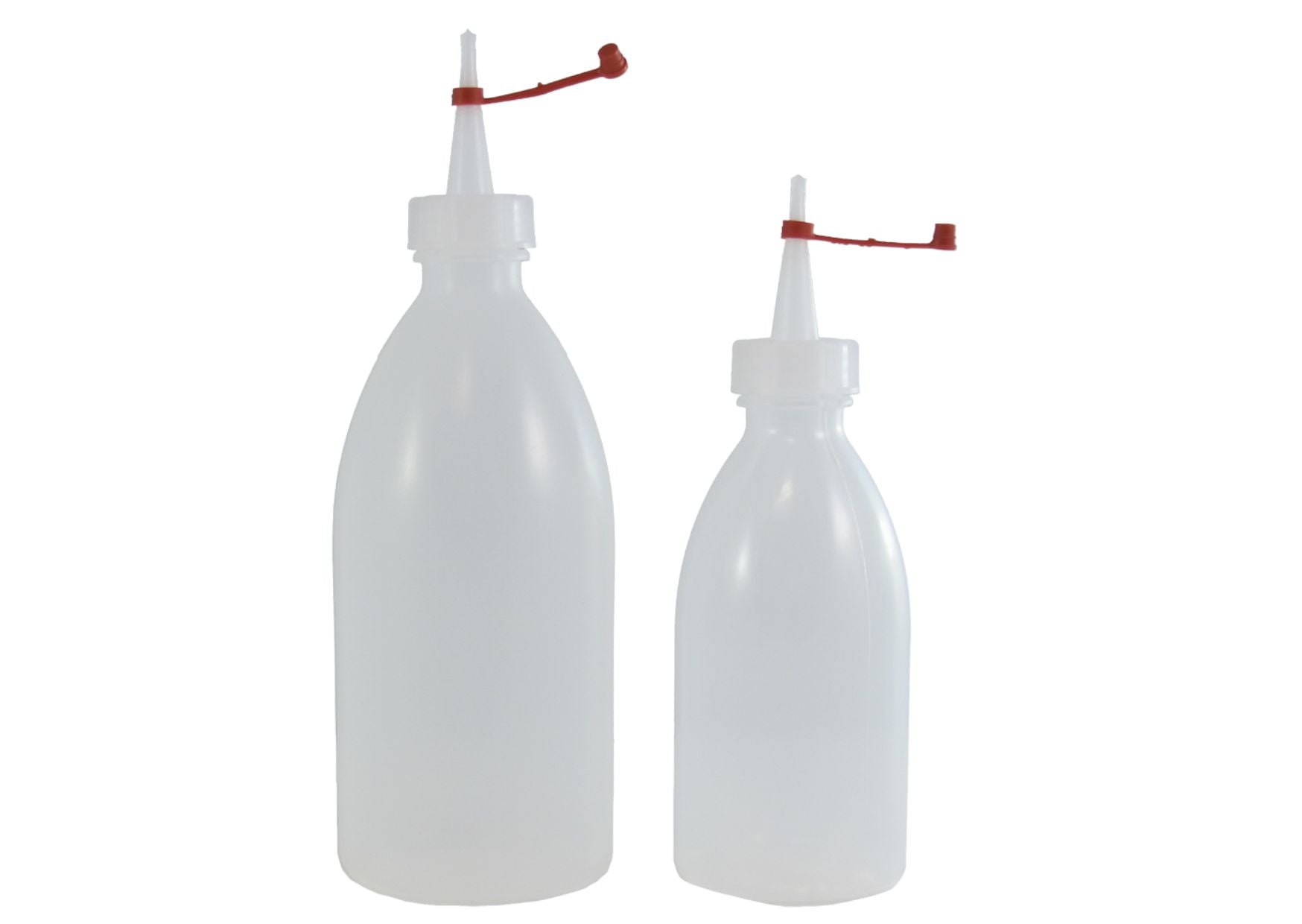 Empty bottle with funnel attachment, 500 ml bottle