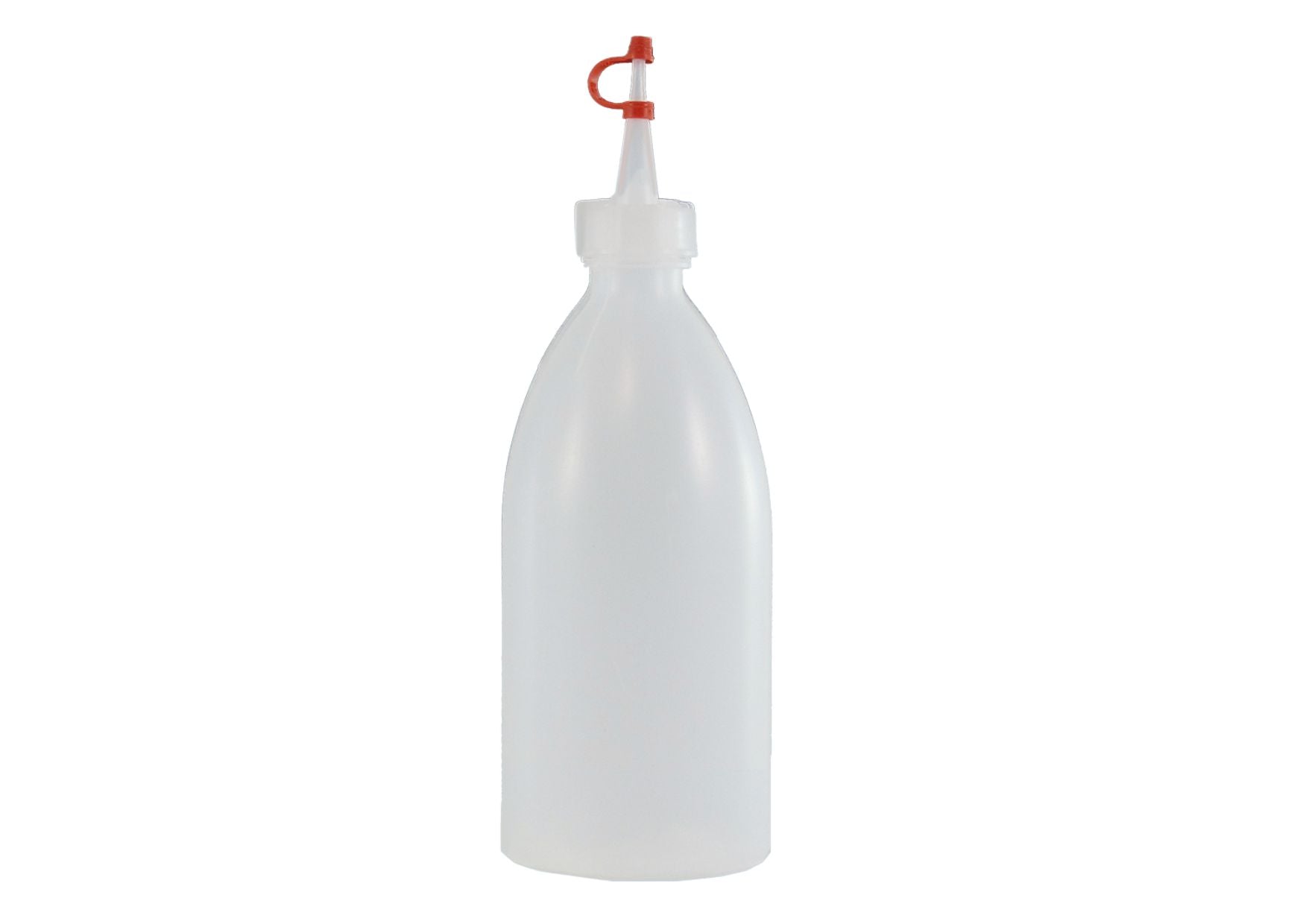 Empty bottle with funnel attachment, 500 ml bottle