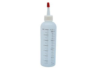 Dosierflasche mit Trichteraufsatz, 200 ml-Flasche