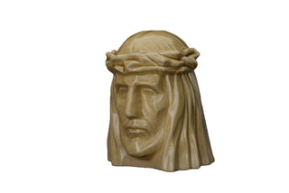 Kaufen sandfarbig Gedenkurne Christ Keramik
