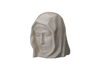 Kaufen warmweiss Gedenkurne Heilige Mutter Keramik
