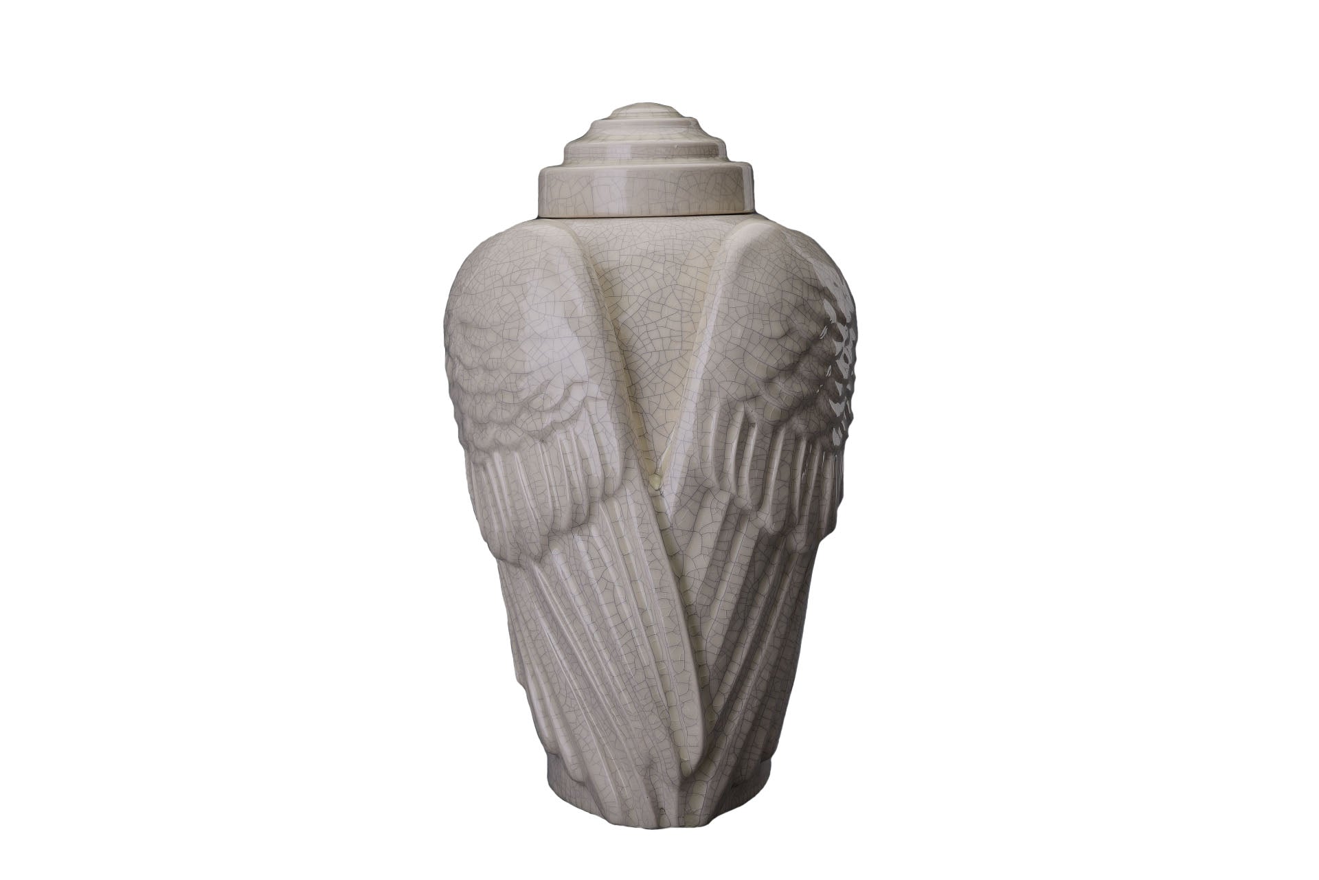 Ceramic urn wing