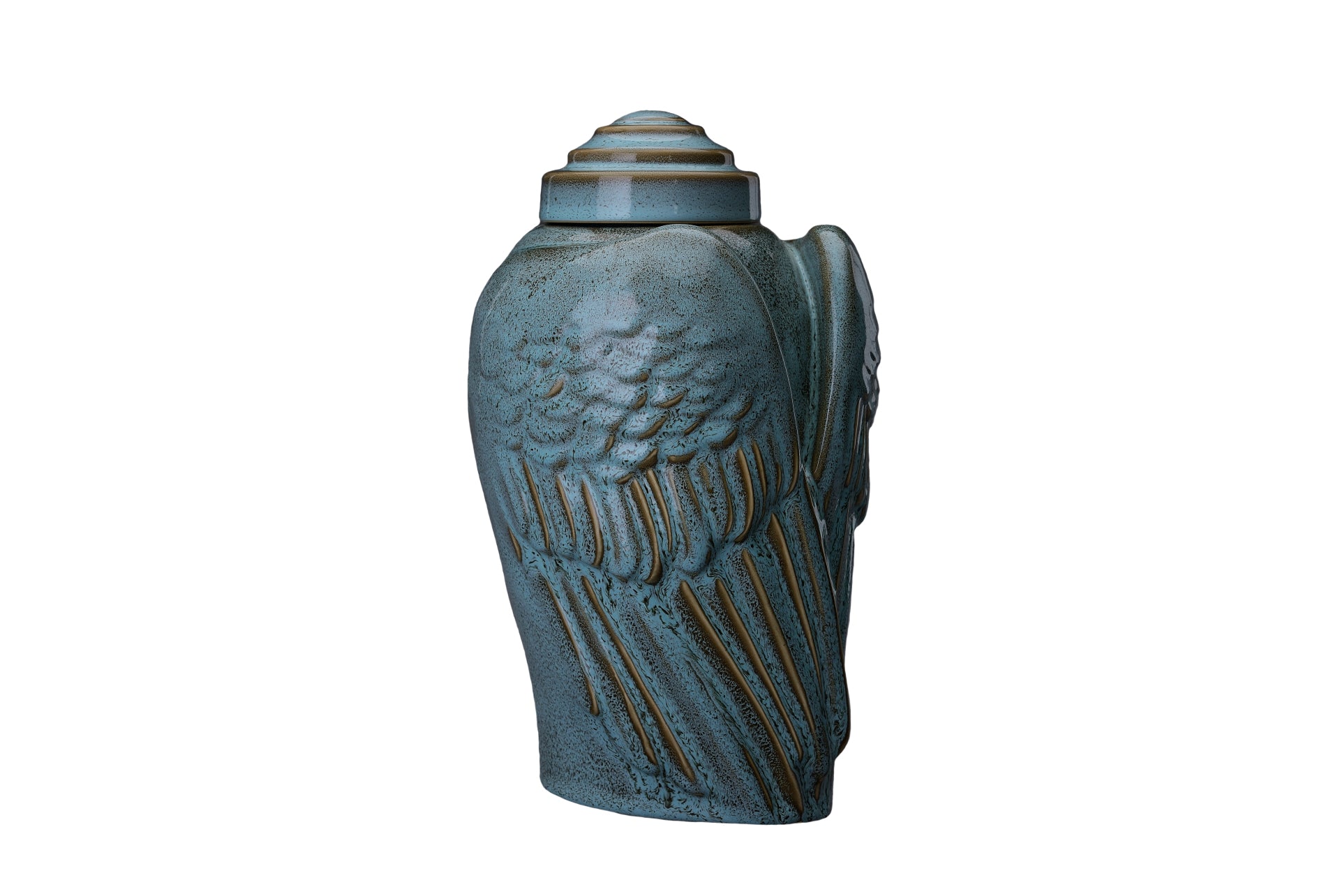 Ceramic urn wing