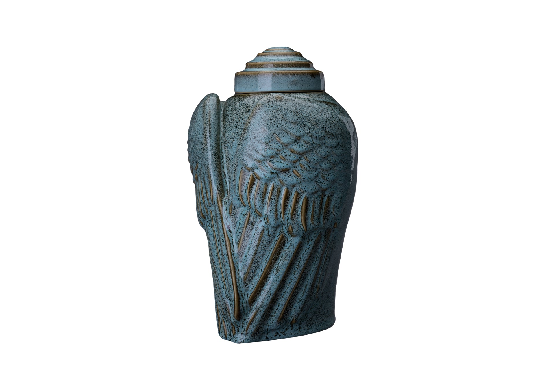Ceramic urn wing - 0