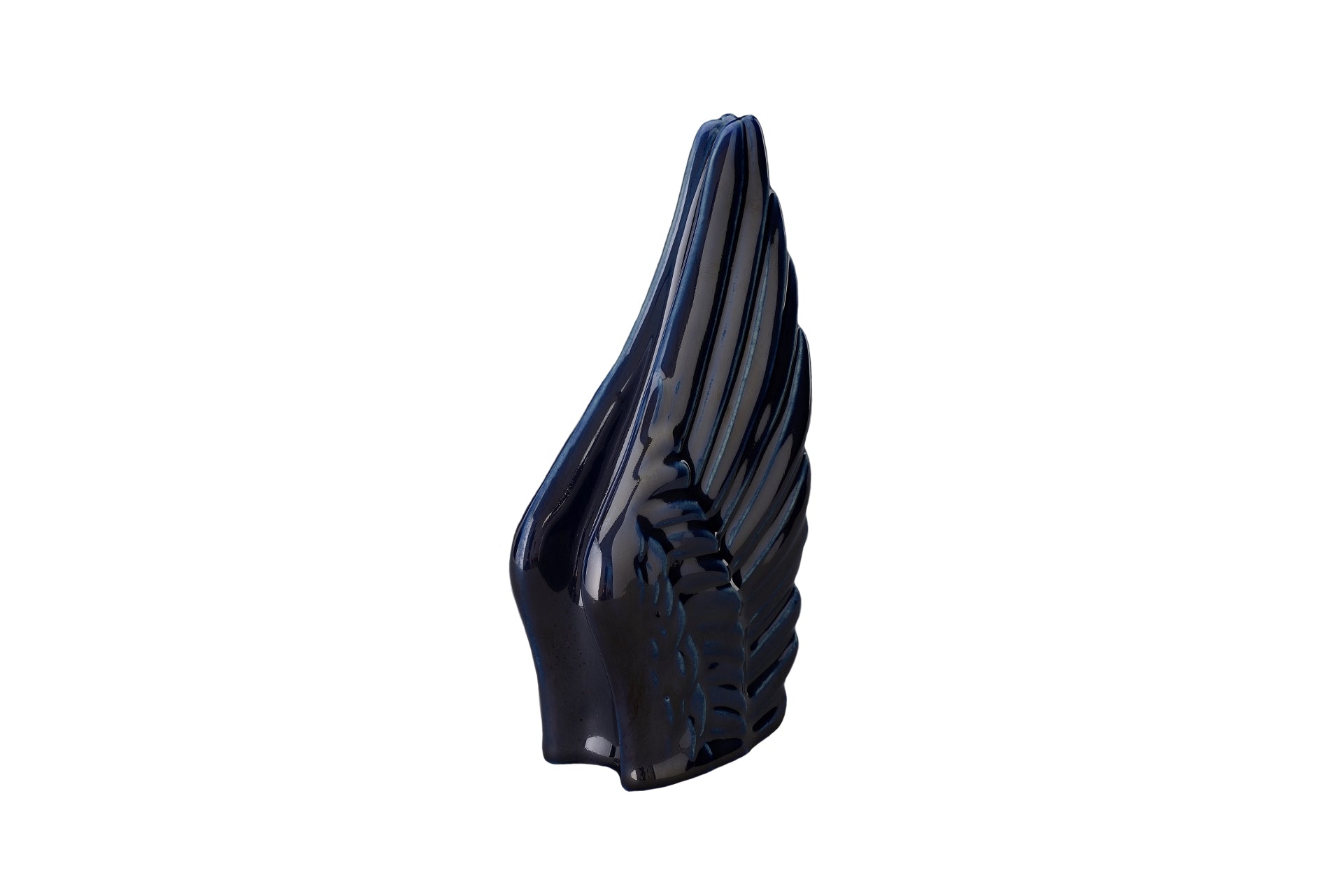 Kaufen cobalt-metallic Gedenkurne Flügel Keramik