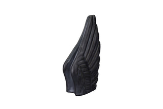 Kaufen schwarz-matt Gedenkurne Flügel Keramik