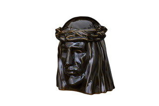 Kaufen braun Gedenkurne Christ Keramik