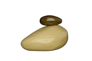 Kaufen sandfarbig Urne Stein Keramik