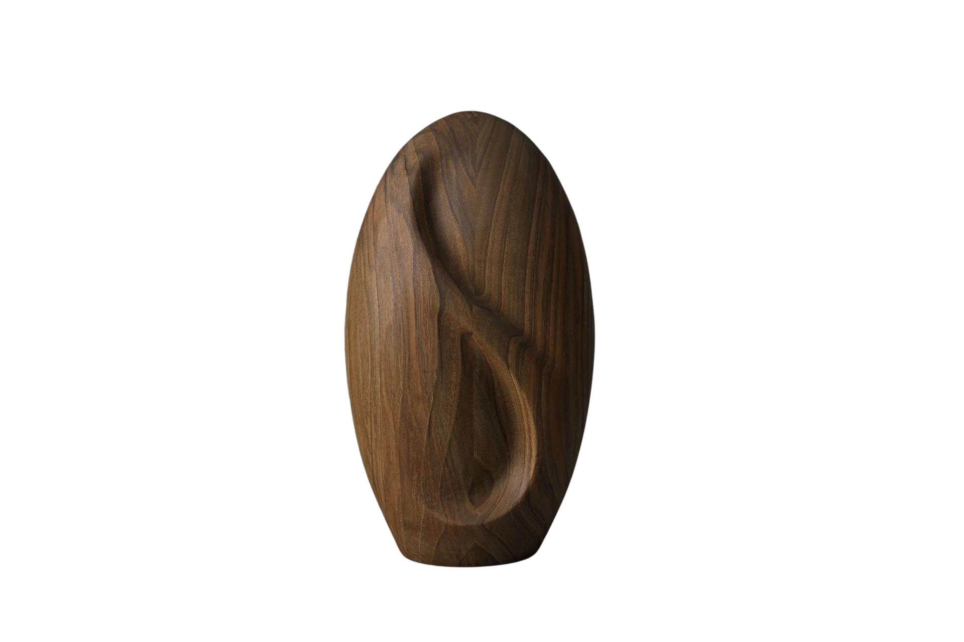 Wooden urn eternity walnut nature