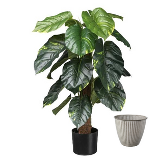 Kaufen mit-metall-ubertopf Philodendron Scandens Kunstpflanze deko