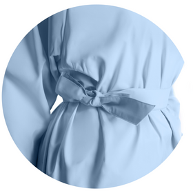 Wickelkittel, Professional, verschiedene Farben und Größen - 0