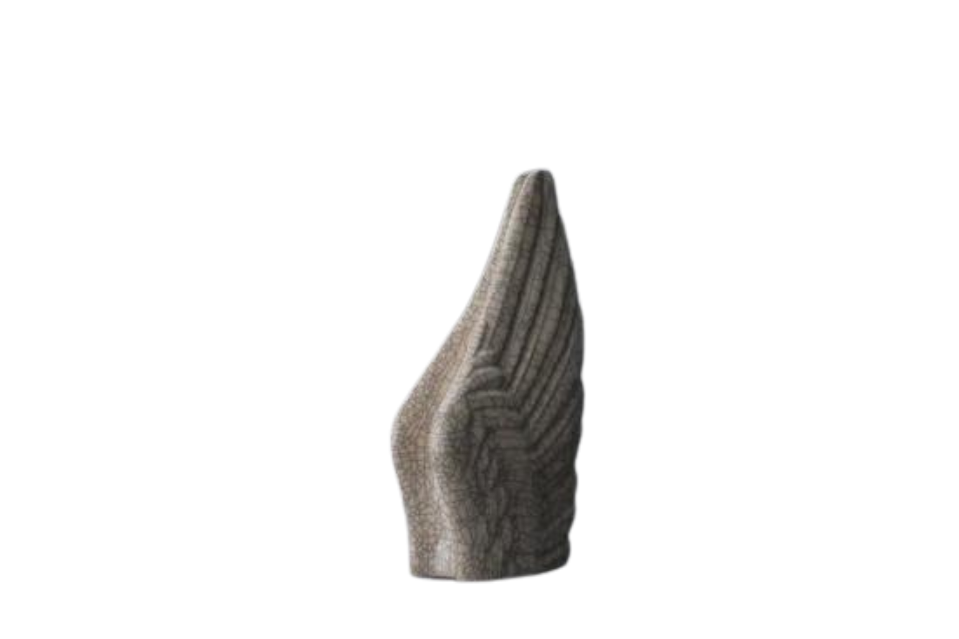 Ceramic memorial urn wing