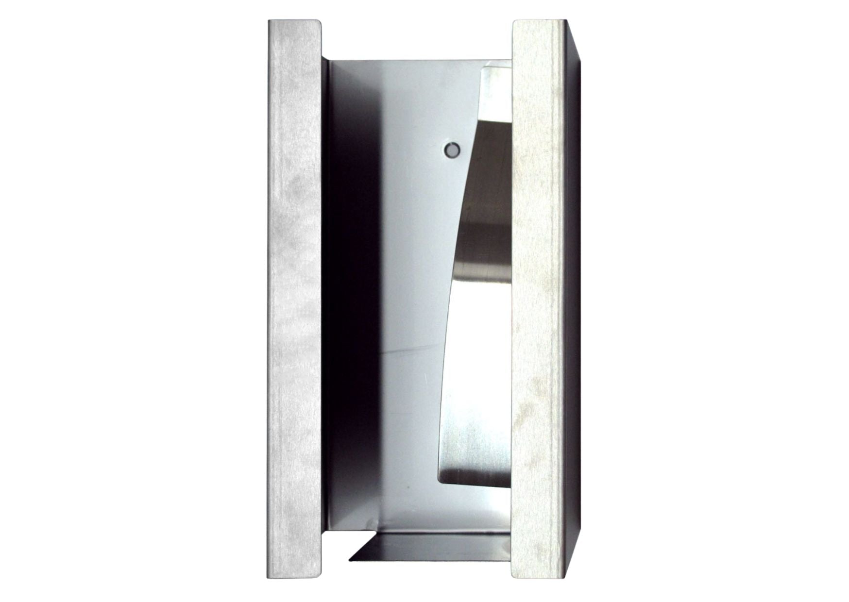Wall bracket 1 glove box with spring, stainless steel
