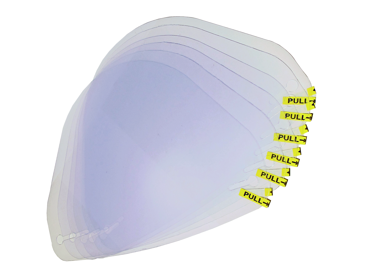 Protective visor, refill pack / 12 pieces