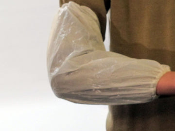 Fundas protectoras de PE, blancas, 400 x 200 mm, 17 µm / 10 unidades