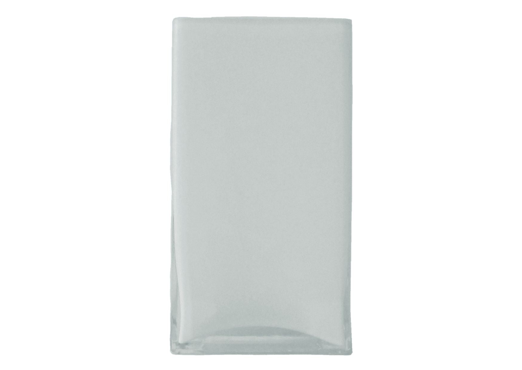 LATINA Tischlampe Quader, Glas, weiß - 0