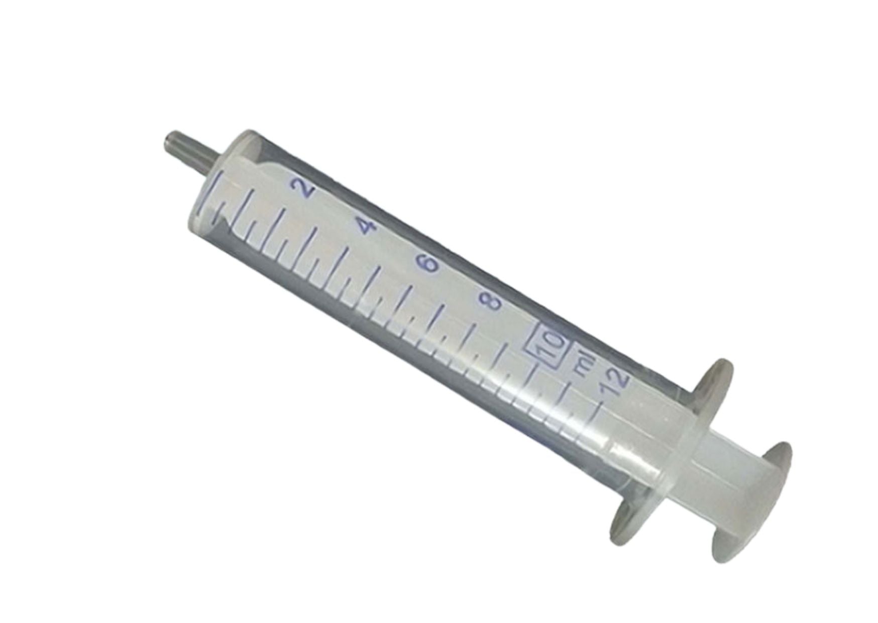 Disposable syringe, Luer attachment, 2-piece