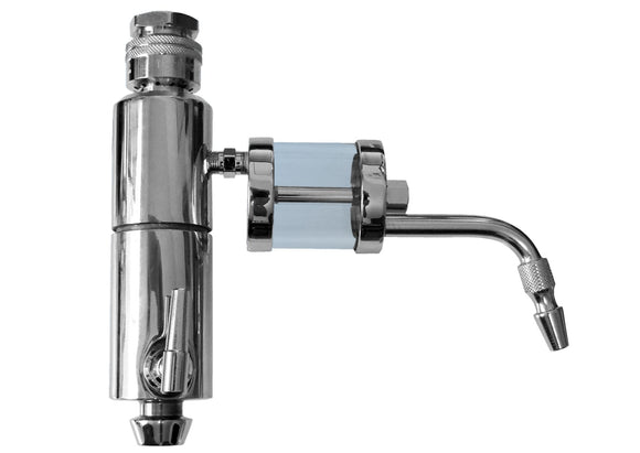 Lavabis Hydro-Aspirator mit Glas verchromt