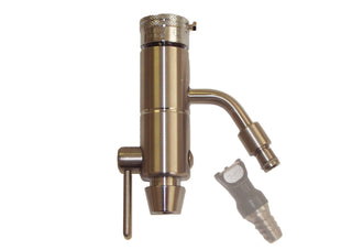 Hydro-Aspirator, Edelstahl, Rückschlagventil, QC