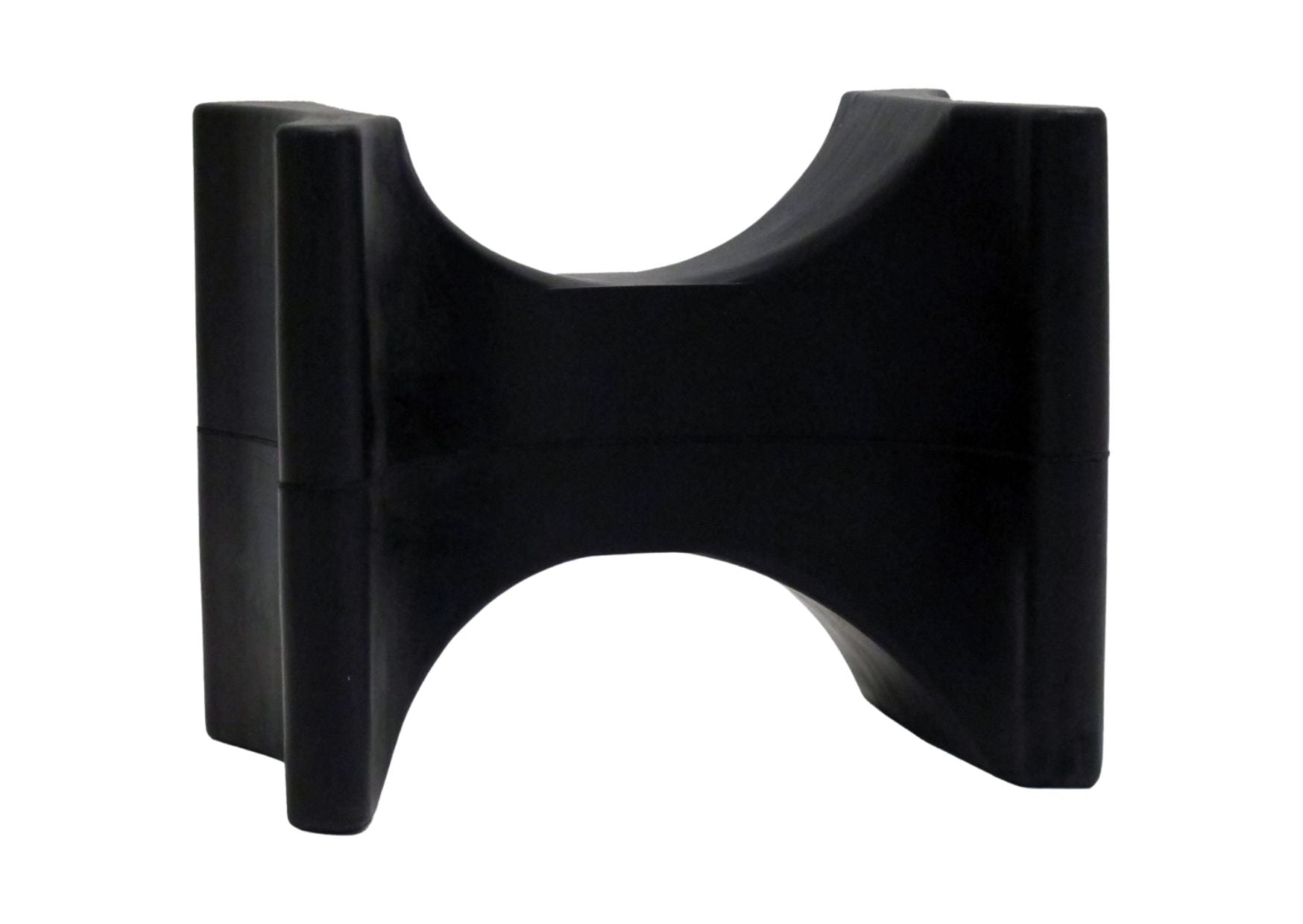 Headrest, rubber, black - 0
