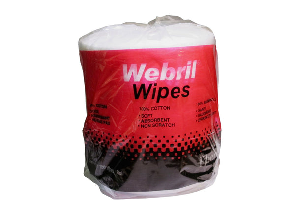 Webril, Wattetücher, Rolle