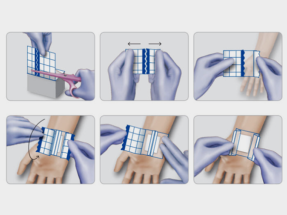 Hartmann Hydrofilm Roll wasserdichter Folienverband