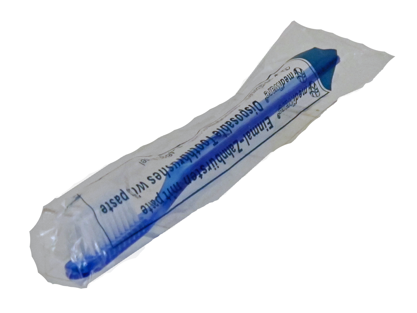 Disposable toothbrush with tooth powder set of 10